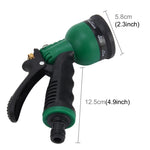 Pistola ad acqua da giardino a 8 funzioni Pistola a spruzzo multifunzionale Pistola a spruzzo da giardinaggio Pistole per irrigazione, 8 Function