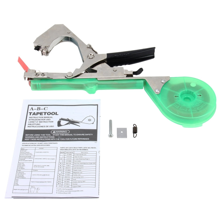 Attrezzo per nastro agricolo Legatrice a mano Attrezzo per nastro per piante da giardino Macchina per nastro adesivo Macchina per nastro adesivo, Adhesive Tape Machine (Green), Adhesive Tape Machine(Yellow)