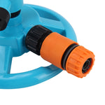 Ugello Rotante Automatico da Giardino Irrigatore Automatico Rotante da 360 Gradi Ugello per Irrigazione del Prato da Giardino Ugello per Irrigazione con Connettore per Tubo dell'Acqua da 1/2 Pollice, With 4 inch Water Hose Connector