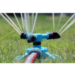 Ugello Rotante Automatico da Giardino Irrigatore Automatico Rotante da 360 Gradi Ugello per Irrigazione del Prato da Giardino Ugello per Irrigazione con Connettore per Tubo dell'Acqua da 1/2 Pollice, With 4 inch Water Hose Connector