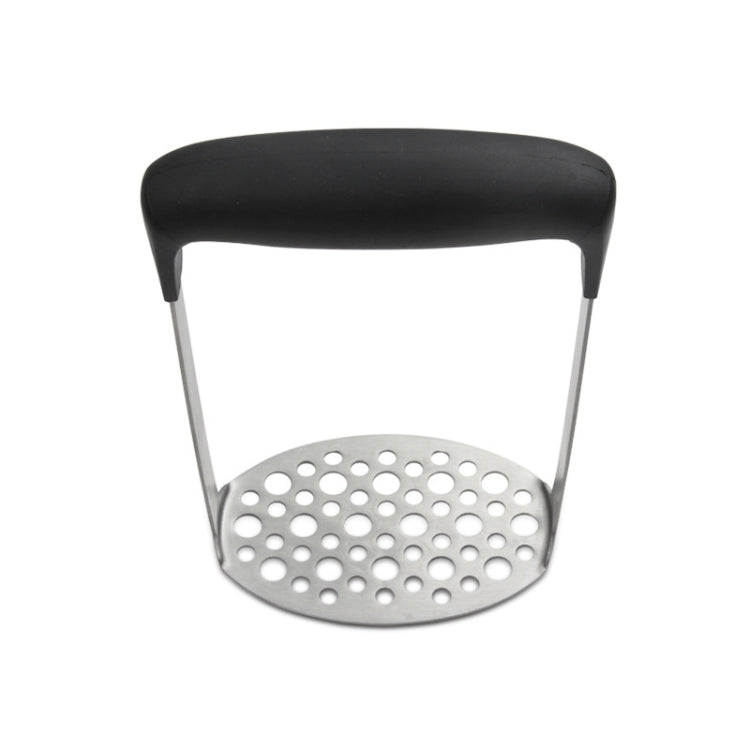 Schiacciapatate manuale in acciaio inossidabile con zucca e patate con manico orizzontale ampio ed ergonomico, Single layer stainless