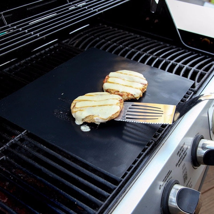 Tappetini antiaderenti per barbecue, spessore 0,2 mm, 2 pezzi, dimensioni: 40x33 cm, 2 PCS