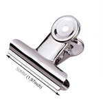 Clip rotonde in acciaio inox 50 mm 10 pezzi