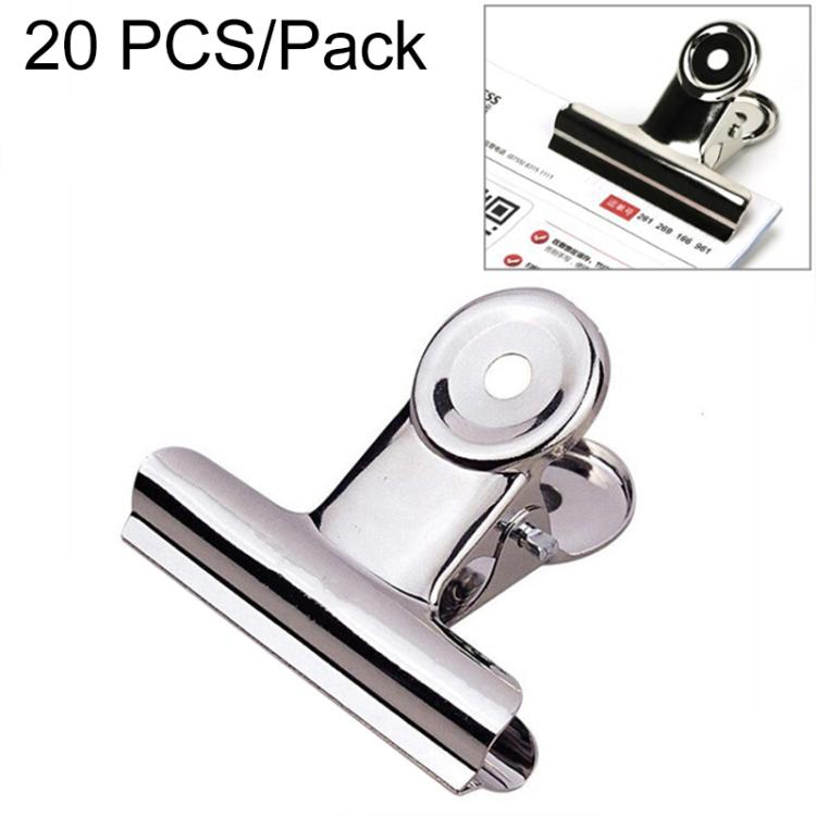 Clip rotonde in acciaio inox 31 mm 20 pezzi