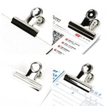 100 clip rotonde in acciaio inox 22 mm per ufficio