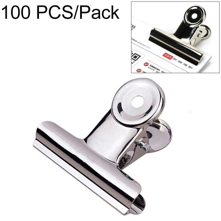 100 clip rotonde in acciaio inox 22 mm per ufficio