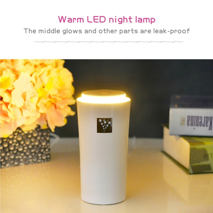 Strumento idratante misuratore di umidità umidificatore Small-3 2W con luce notturna a LED, capacità del serbatoio dell'acqua: 260 ml