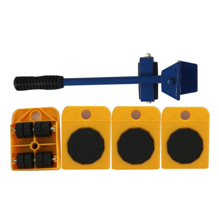 Carrello per mobili pesanti per la casa, kit di guide per sollevamento e spostamento, 4 rulli e set di trasporto per sollevatori di mobili
