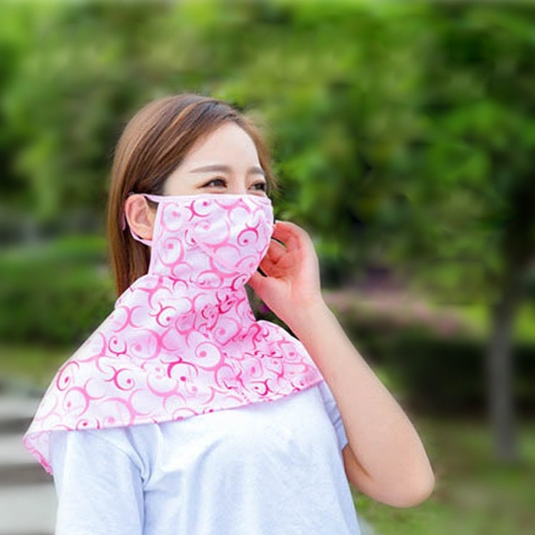 Sciarpe estive Maschera anti-UV Protezione per il collo da equitazione Respira liberamente Maschera per protezione solare per esterni, consegna colore casuale, Anti-UV Mask