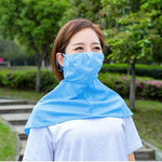Sciarpe estive Maschera anti-UV Protezione per il collo da equitazione Respira liberamente Maschera per protezione solare per esterni, consegna colore casuale, Anti-UV Mask