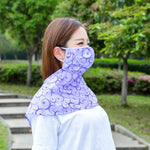 Sciarpe estive Maschera anti-UV Protezione per il collo da equitazione Respira liberamente Maschera per protezione solare per esterni, consegna colore casuale, Anti-UV Mask
