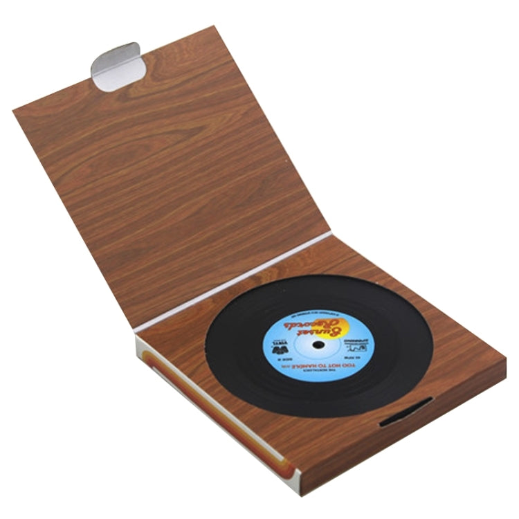 6 pezzi/set retrò sottobicchieri in vinile nero per dischi CD, sottobicchieri per casa, tavolo, tazza, decorazione, caffè, bevanda, tovaglietta, stoviglie, diametro: 10,7 cm, 6 PCS Cup Mat