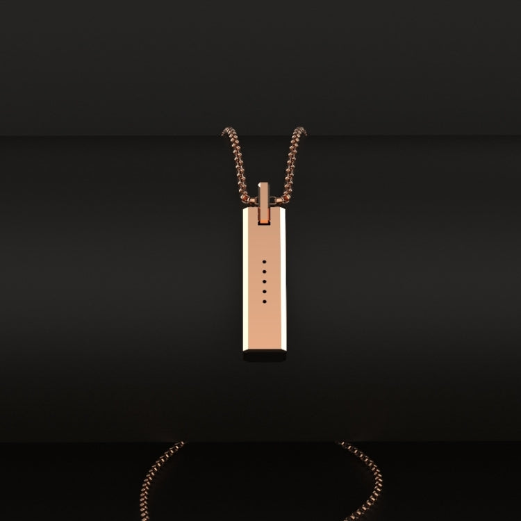 Collana con ciondolo magnetico senza viti in metallo Mijobs per Fitbit Flex 2, host non incluso