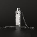 Collana con ciondolo magnetico senza viti in metallo Mijobs per Fitbit Flex 2, host non incluso