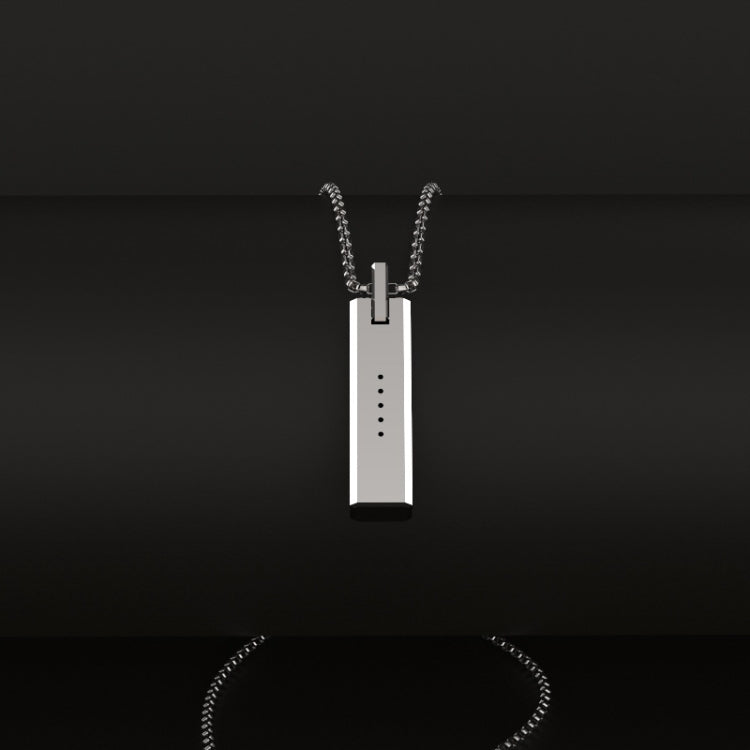 Collana con ciondolo magnetico senza viti in metallo Mijobs per Fitbit Flex 2, host non incluso