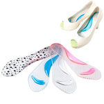 5 paia di donne in gel di silicone massaggio arco plantare solette ortopediche piede piatto prevengono il piede bozzolo scarpe con tacco alto, consegna colore casuale