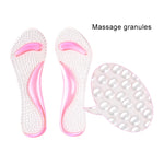 5 paia di donne in gel di silicone massaggio arco plantare solette ortopediche piede piatto prevengono il piede bozzolo scarpe con tacco alto, consegna colore casuale