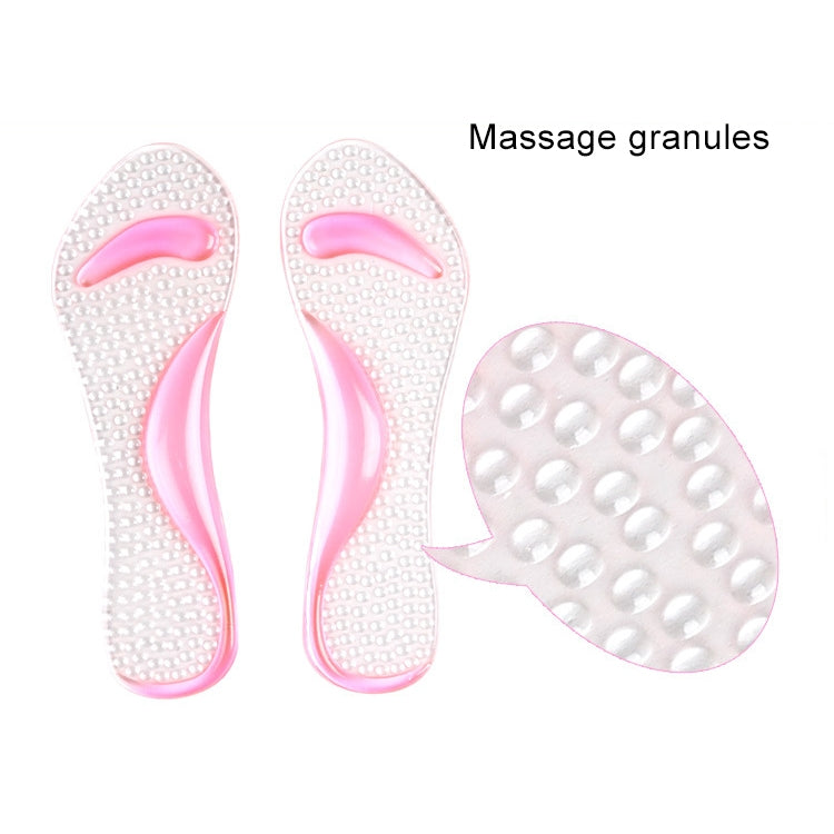 5 paia di donne in gel di silicone massaggio arco plantare solette ortopediche piede piatto prevengono il piede bozzolo scarpe con tacco alto, consegna colore casuale