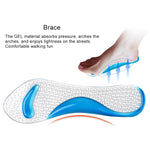 5 paia di donne in gel di silicone massaggio arco plantare solette ortopediche piede piatto prevengono il piede bozzolo scarpe con tacco alto, consegna colore casuale