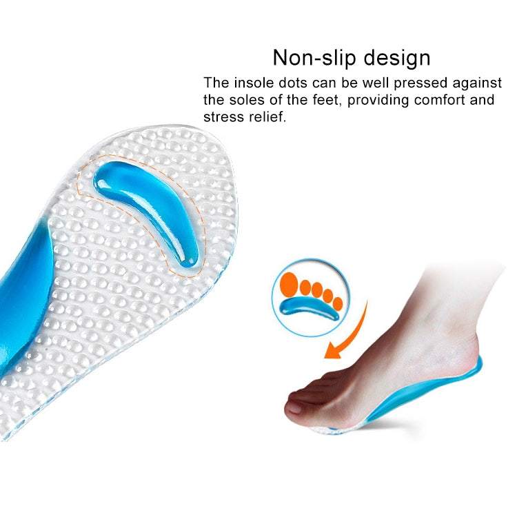 5 paia di donne in gel di silicone massaggio arco plantare solette ortopediche piede piatto prevengono il piede bozzolo scarpe con tacco alto, consegna colore casuale