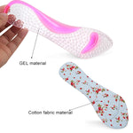 5 paia di donne in gel di silicone massaggio arco plantare solette ortopediche piede piatto prevengono il piede bozzolo scarpe con tacco alto, consegna colore casuale