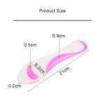 5 paia di donne in gel di silicone massaggio arco plantare solette ortopediche piede piatto prevengono il piede bozzolo scarpe con tacco alto, consegna colore casuale