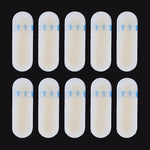 10 PZ Cura dei piedi Pelle Idrogel Cerotto analgesico Vesciche Protezione per tallone antiscivolo Dimensioni: 20x60 cm, Size: 20x60cm