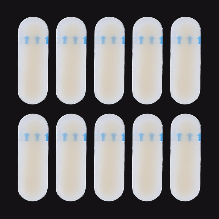 10 PZ Cura dei piedi Pelle Idrogel Cerotto analgesico Vesciche Protezione per tallone antiscivolo Dimensioni: 20x60 cm, Size: 20x60cm