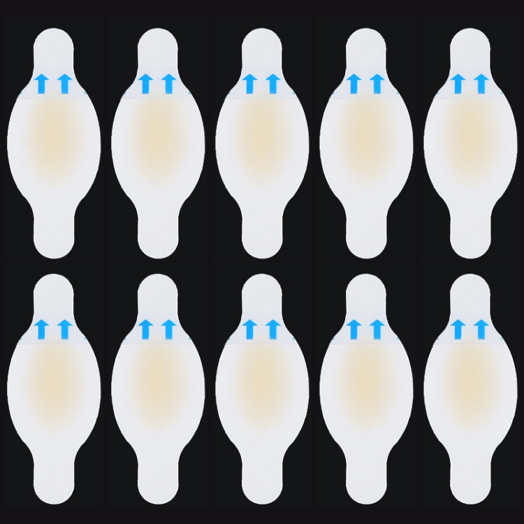 10 PZ Cura dei piedi Pelle Idrogel Cerotto analgesico Vesciche Protezione per tallone antiscivolo Dimensioni: 28x69 cm, Size: 28x69cm