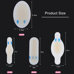 10 PZ Cura dei piedi Pelle Idrogel Cerotto analgesico Vesciche Protezione per tallone antiscivolo Dimensioni: 28x69 cm, Size: 28x69cm