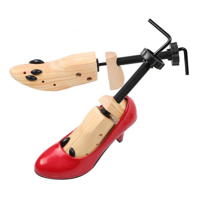 Espansore per scarpe modellanti per barelle di supporto fisso unisex in legno di pino, misura: M（38-41 metri）, Size: M（38-41Yards）