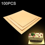Tappetino per torta quadrato in cartone 28x28 cm