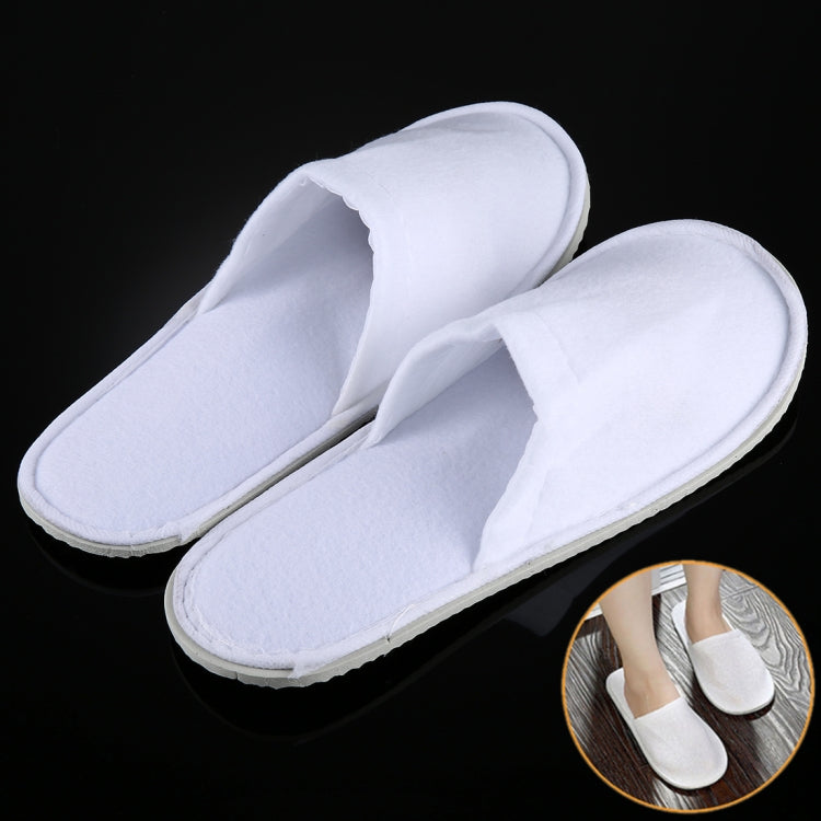 Forniture alberghiere da 10 paia Pantofole da viaggio usa e getta portatili, lunghezza: 26 cm, Slippers