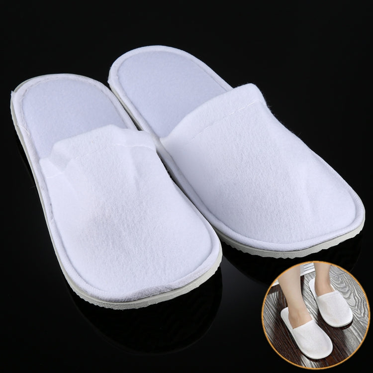 Forniture alberghiere da 10 paia Pantofole da viaggio usa e getta portatili, lunghezza: 26 cm, Slippers