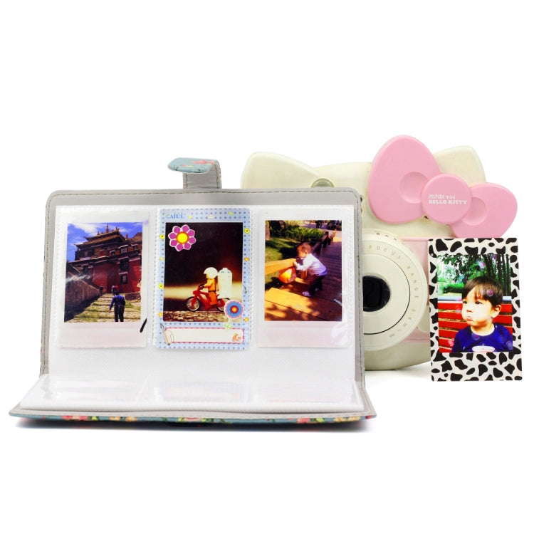 Mini inserto creativo in PU fai da te da 3 pollici con motivo a rosa, squisito album fotografico da 32 pagine per Polaroid, Rose