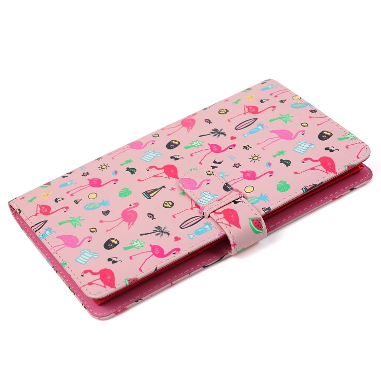 Pink Flamingo Pattern 3 pollici fai da te PU Mini creatività inserto tipo 32 pagine squisito album fotografico per Polaroid, Pink Flamingo