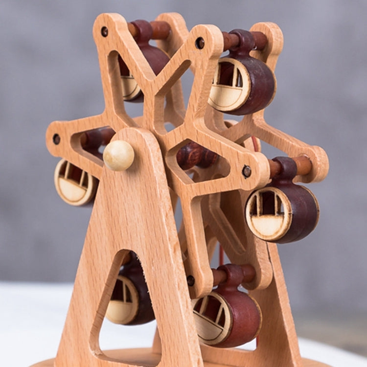 Decorazioni per la casa Originalità Scatole musicali in legno, Ferris Wheel Shape, Train Shape, Carousel Shape, Seesaw Shape, Dance Angel Shape, Birthday Cake Shape, Eiffel Tower Shape, Taj Mahal Shape, Arc De Triomphe Shape, Castle Shape              ...