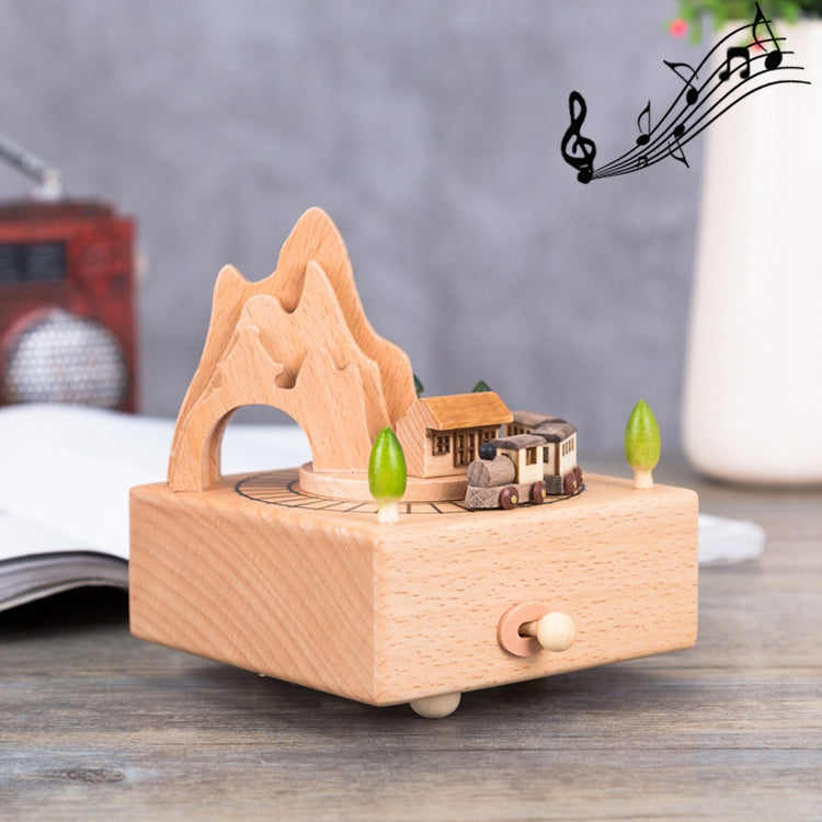 Decorazioni per la casa Originalità Scatole musicali in legno, Ferris Wheel Shape, Train Shape, Carousel Shape, Seesaw Shape, Dance Angel Shape, Birthday Cake Shape, Eiffel Tower Shape, Taj Mahal Shape, Arc De Triomphe Shape, Castle Shape              ...