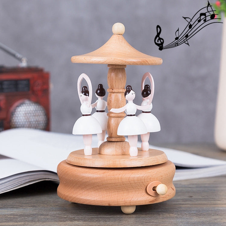 Decorazioni per la casa Originalità Scatole musicali in legno, Ferris Wheel Shape, Train Shape, Carousel Shape, Seesaw Shape, Dance Angel Shape, Birthday Cake Shape, Eiffel Tower Shape, Taj Mahal Shape, Arc De Triomphe Shape, Castle Shape              ...