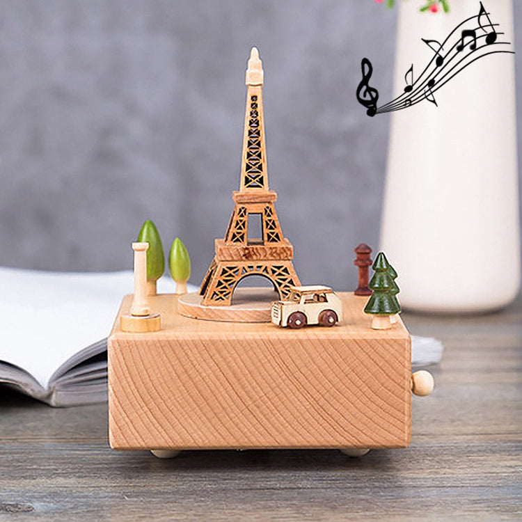 Decorazioni per la casa Originalità Scatole musicali in legno, Ferris Wheel Shape, Train Shape, Carousel Shape, Seesaw Shape, Dance Angel Shape, Birthday Cake Shape, Eiffel Tower Shape, Taj Mahal Shape, Arc De Triomphe Shape, Castle Shape              ...