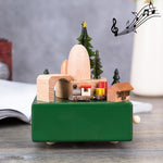 Decorazioni per la casa Originalità Scatole musicali in legno, Ferris Wheel Shape, Train Shape, Carousel Shape, Seesaw Shape, Dance Angel Shape, Birthday Cake Shape, Eiffel Tower Shape, Taj Mahal Shape, Arc De Triomphe Shape, Castle Shape              ...