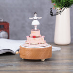 Decorazioni per la casa Originalità Scatole musicali in legno, Ferris Wheel Shape, Train Shape, Carousel Shape, Seesaw Shape, Dance Angel Shape, Birthday Cake Shape, Eiffel Tower Shape, Taj Mahal Shape, Arc De Triomphe Shape, Castle Shape              ...