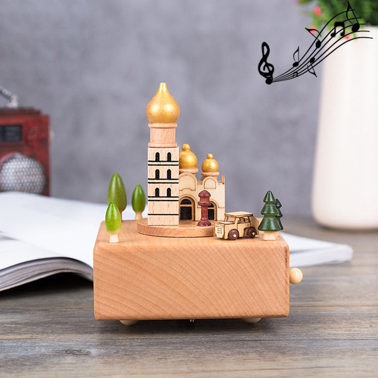 Decorazioni per la casa Originalità Scatole musicali in legno, Ferris Wheel Shape, Train Shape, Carousel Shape, Seesaw Shape, Dance Angel Shape, Birthday Cake Shape, Eiffel Tower Shape, Taj Mahal Shape, Arc De Triomphe Shape, Castle Shape              ...