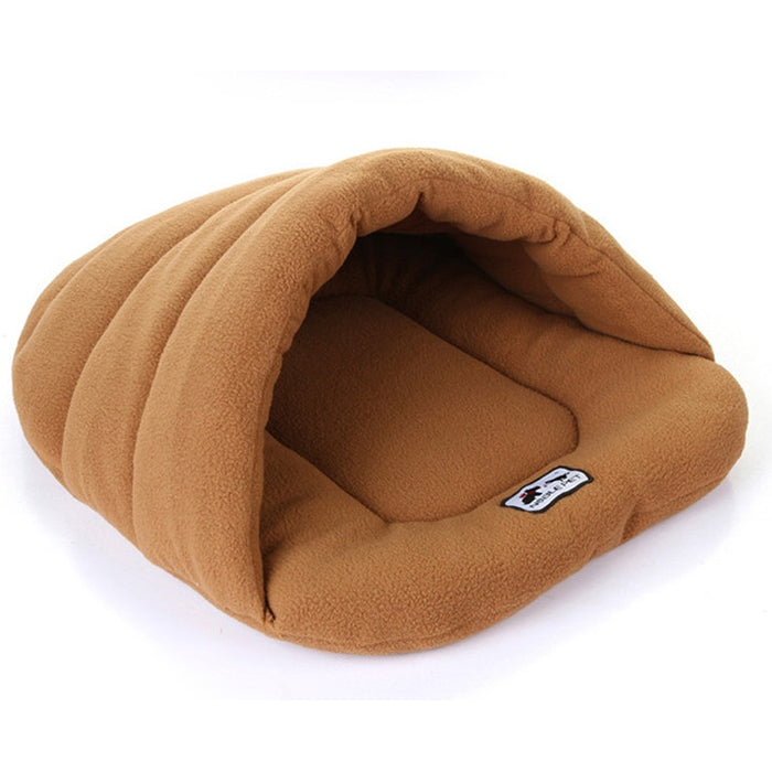 Cuccia pile polare per cani e gatti L 58x68x32 cm
