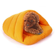 Pile polare a forma di pantofola addensato caldo per cani e gatti. Dimensioni della casa: L, 58×68×32 cm, Size: L