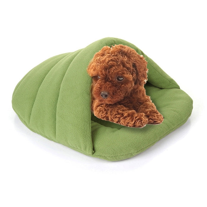Cuccia pile polare per cani e gatti L 58x68x32 cm
