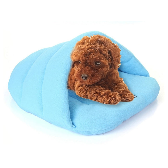 Cuccia pile polare per cani e gatti L 58x68x32 cm