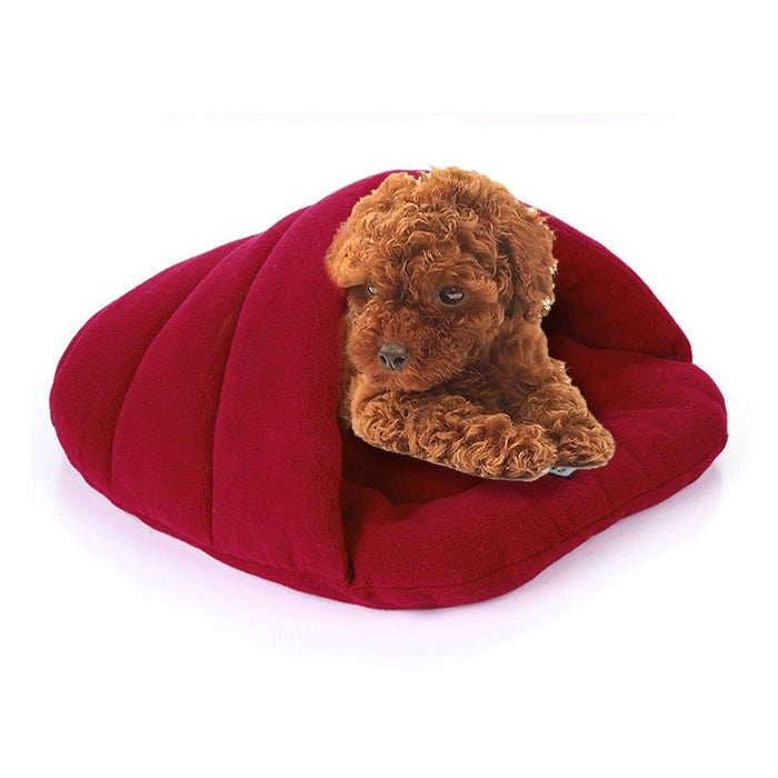 Cuccia pile polare per cani e gatti L 58x68x32 cm