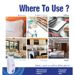 Repellente elettronico per il controllo dei parassiti delle zanzare dei ratti ad ultrasuoni con luce LED, spina americana, AC90V-250V, US Plug