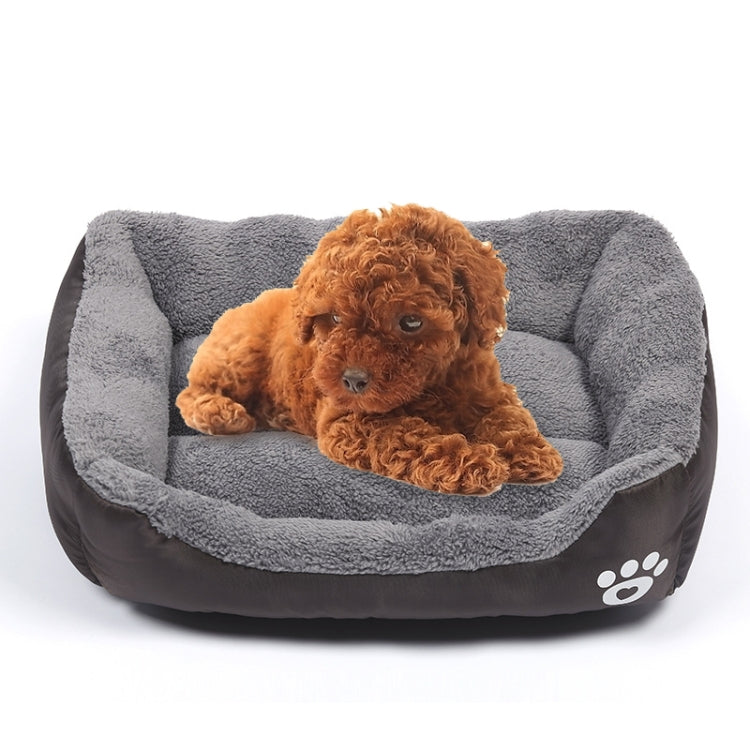 Tappetino per cani Teddy caldo caramello XL 80x60x16 cm